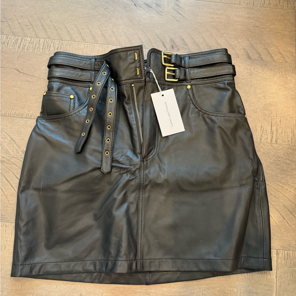 Brand new pleather skirt
